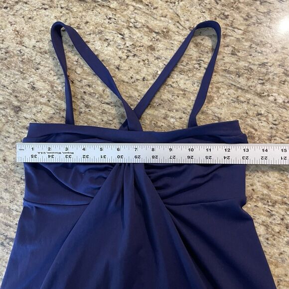 Susan Monaco Retro Y2K Style Navy blue Mini Halter Dress - Picture 7 of 9